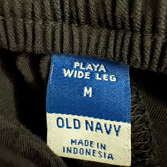 Old Navy Black Playa Wide Leg Pants - Picture 3 of 3